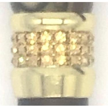 Classy Walking Canes Classy Walking Canes Adjustable Fashionable Bronze Rhinestone and Pearls Walking Cane