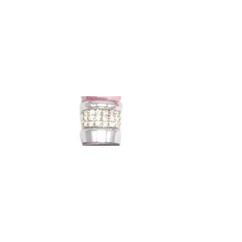 Classy Walking Canes Classy Walking Canes Adjustable Fashionable Pink Rhinestone Collar Walking Cane