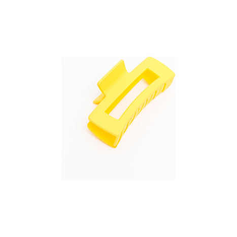 Set of 4 Assorted Size and Style Hair Claw Clips in Lemon