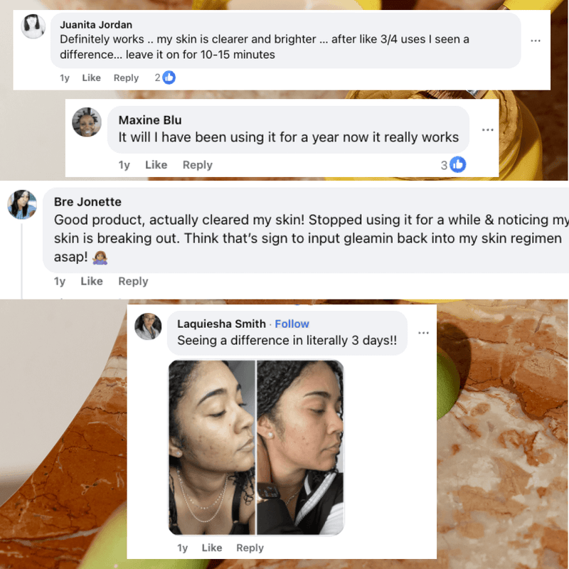 Gleamin Vitamin C Clay Mask Face Mask