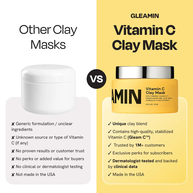 Gleamin Vitamin C Clay Mask Face Mask