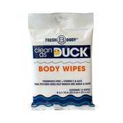 Fresh Body FB® Clean As Duck Body Wipes 12ct