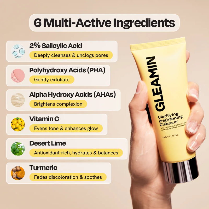 Gleamin Clarifying Brightening Cleanser Facial Cleanser