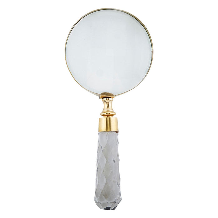 The Bullish Store - Clear Handle Magnifying Glass | Handheld Decorative Magnifier | 9"X 4"