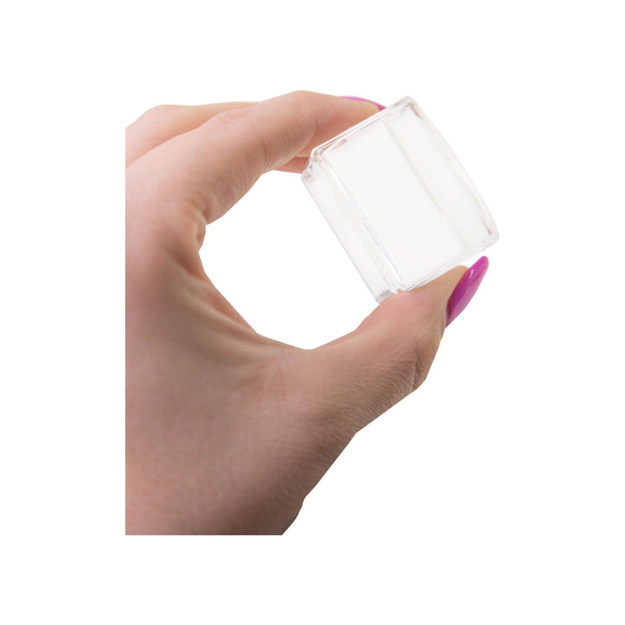 The Cube: XL Clear Short Rectangular Stamper