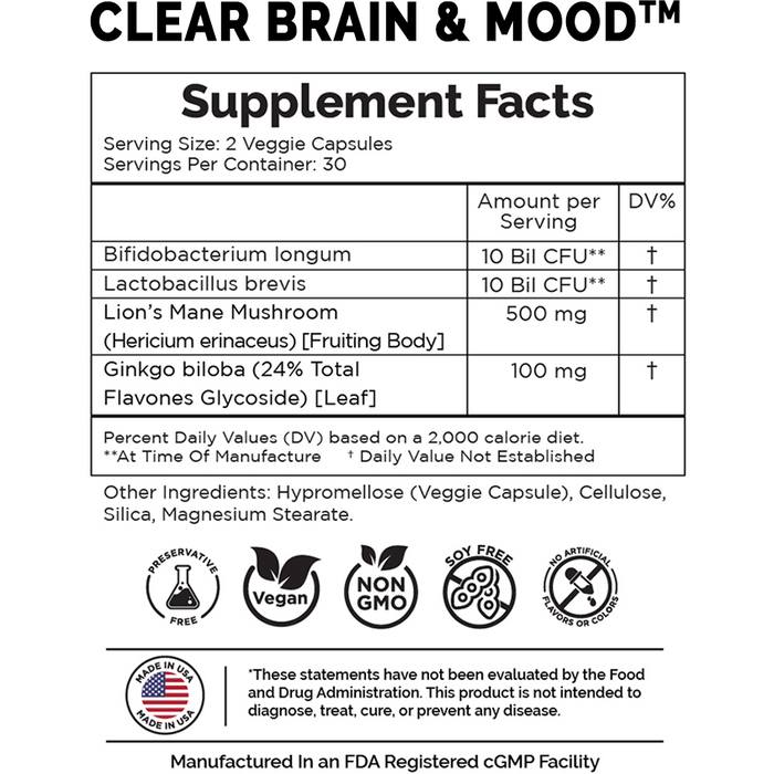 Clear Wellness 360 - Clear Brain & Mood + Clear Gut & Immunity Bundle