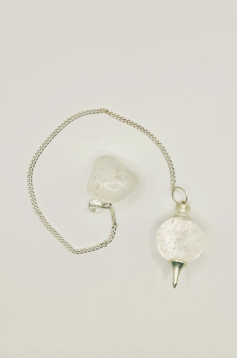 Clear Quartz Pendulum