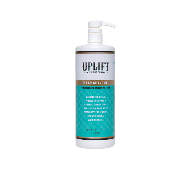 Uplift Provisions Company Clear Shave Gel 1 Liter Shave Gel