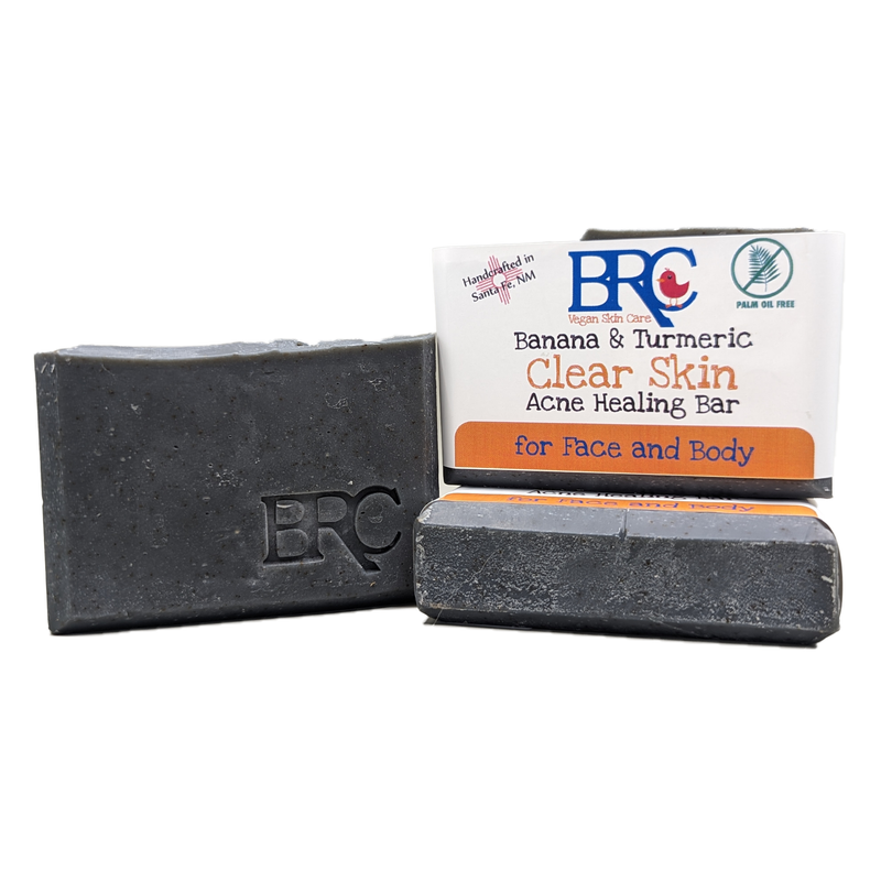 By Robin Creations Clear Skin Acne Blasting Face & Body Soap w/ Banana & Turmeric Acne Treatments & Kits