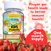 Clear Wellness 360 Clear Buddy Organic Kids Probiotic Gummies Probiotics Plus