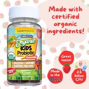 Clear Wellness 360 Clear Buddy Organic Kids Probiotic Gummies Probiotics Plus