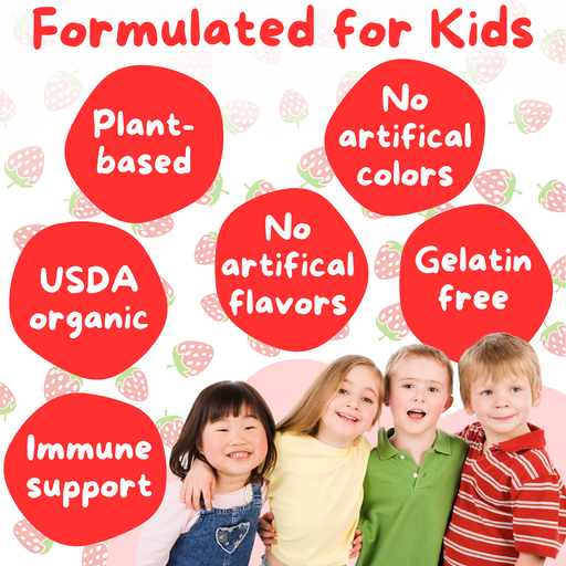 Clear Wellness 360 Clear Buddy Organic Kids Probiotic Gummies Probiotics Plus