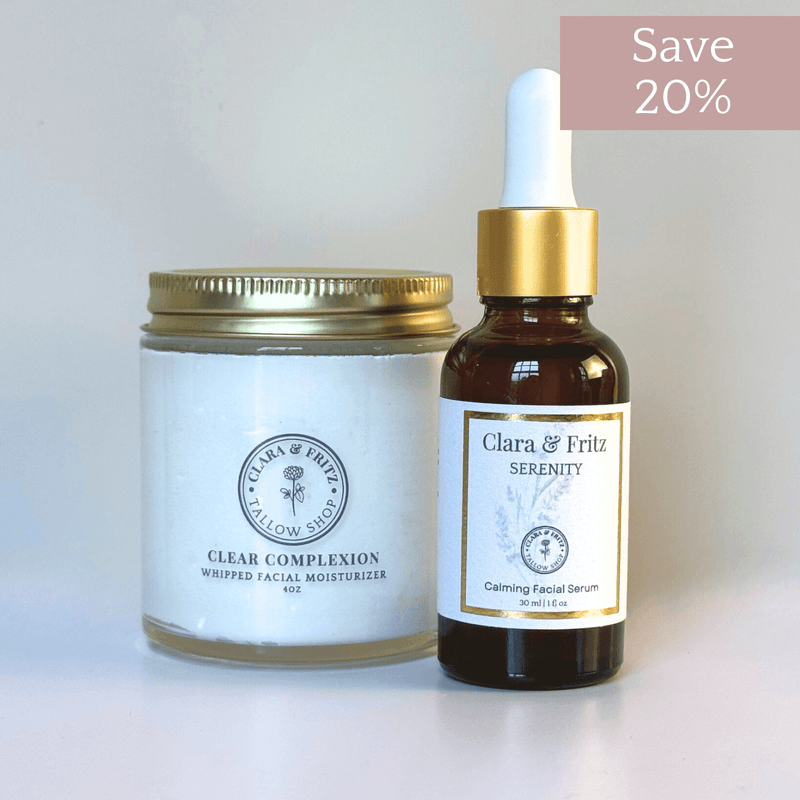 Clara & Fritz Tallow Shop Serenity Clear Complexion Facial Serum Serum or Oil