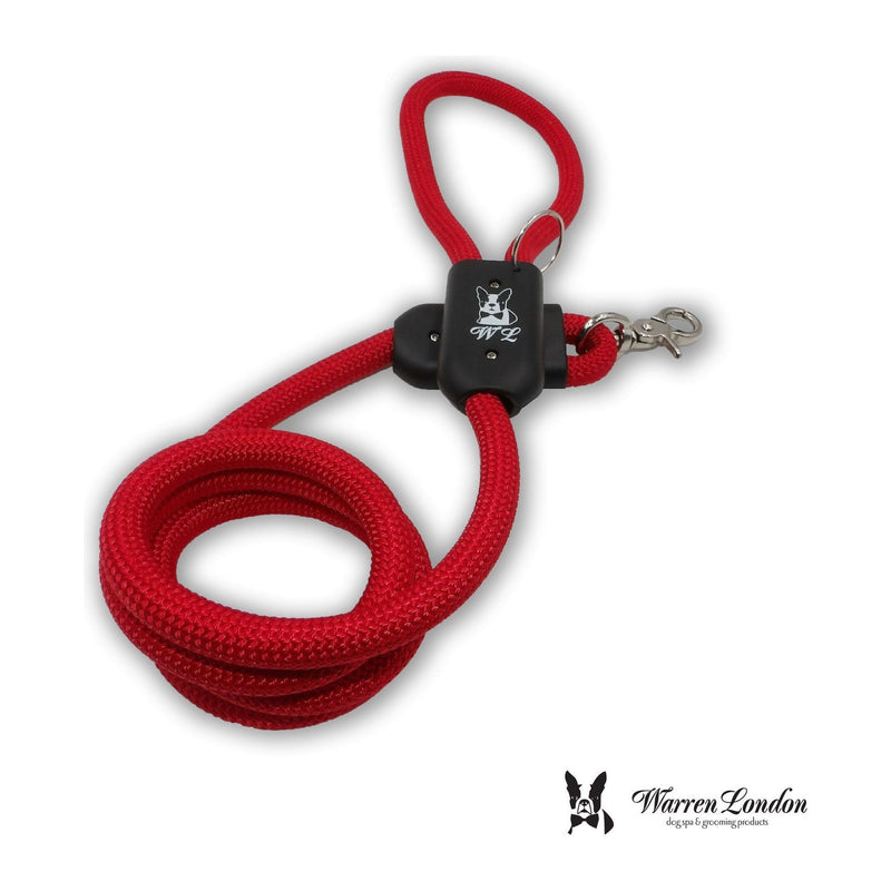 Warren London Climbing Rope Dog Leash - Red Leashes, Collars & Accessories