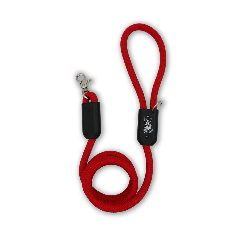 Warren London Climbing Rope Dog Leash - Red Leashes, Collars & Accessories