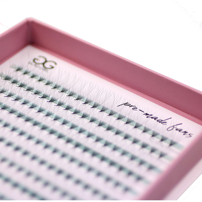 GladGirl 8D Heat Bonded PreMade Lash Fans - Mega Volume - 400 Fans Eyelashes
