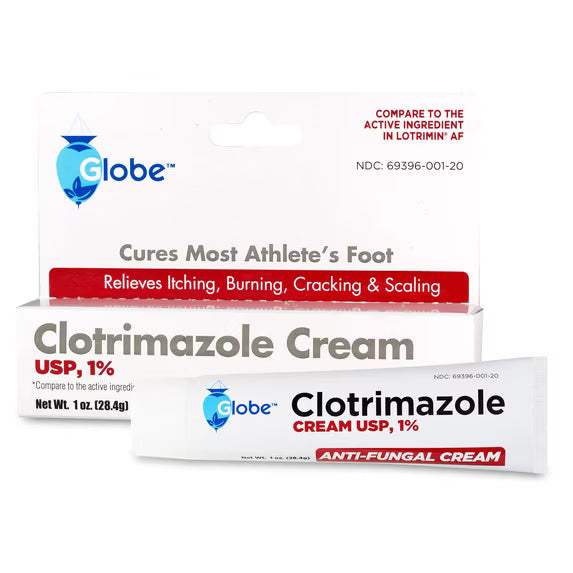 Globe Globe Clotrimazole 1% USP 1 Oz Medicine & Drugs White Smoke