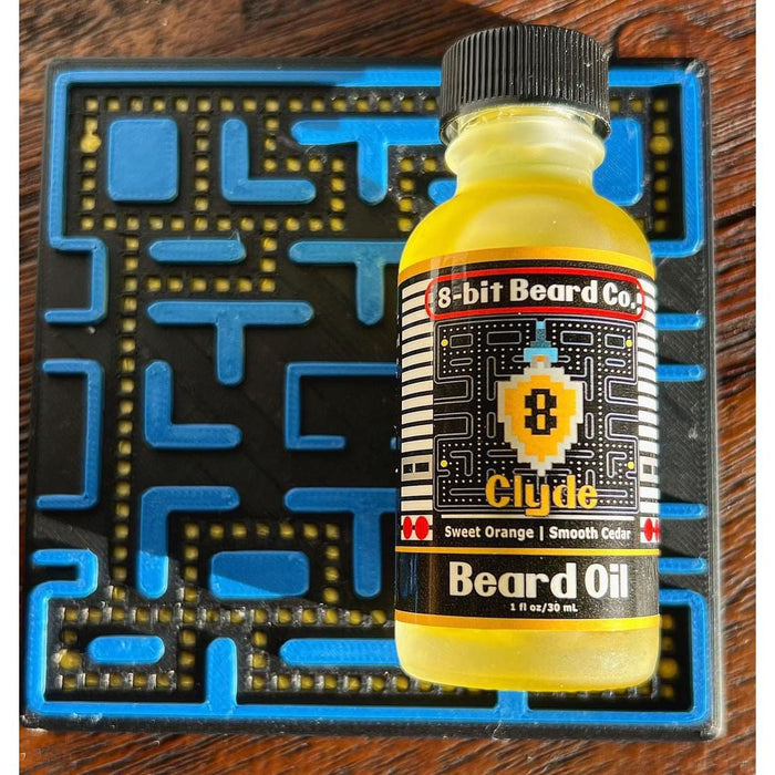 8Bit Beard Co. Clyde | Beard Oil - Sweet Orange Citrus, Smooth Cedar