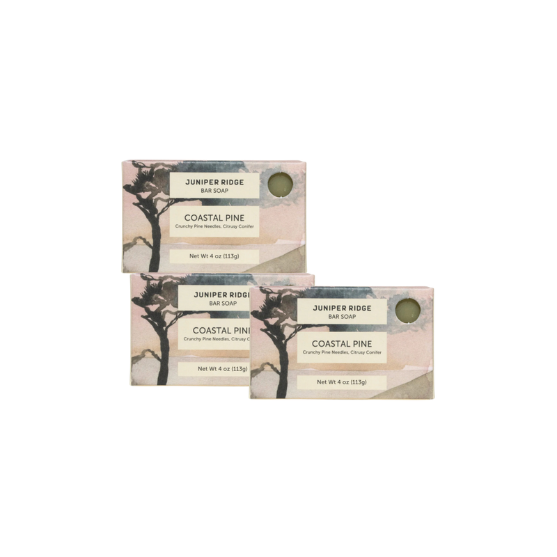 Juniper Ridge Coastal Pine Bar Soap 3-Pack Bar Soap