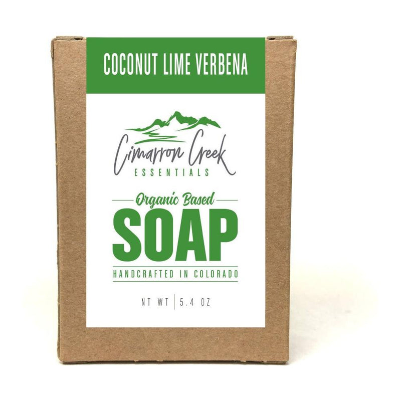 Cimarron Creek Essentials Coconut Lime Verbena Organic Bar Soap 5.4oz Bath & Body