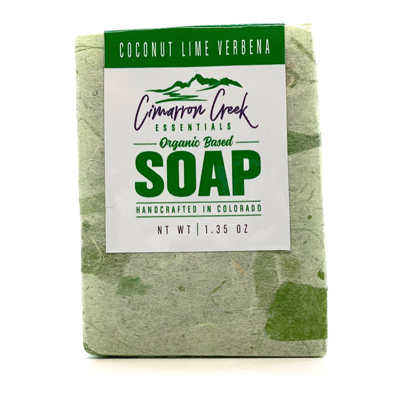 Cimarron Creek Essentials Coconut Lime Verbena Organic Bar Soap 5.4oz Bath & Body