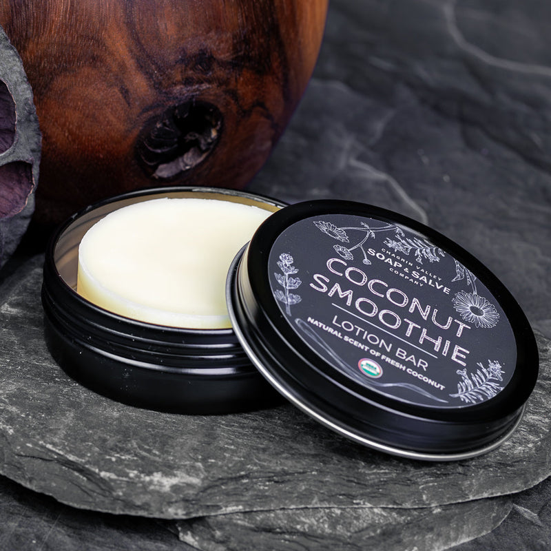 Chagrin Valley Soap & Salve Lotion Bar: Coconut Smoothie Lotion Bar