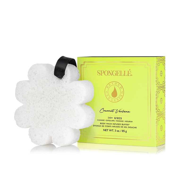 Spongellé Coconut Verbena | Boxed Flower Body Wash Infused Buffer