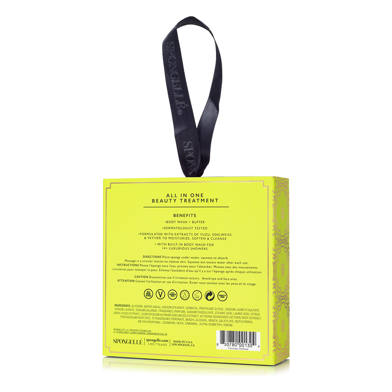 Spongellé Coconut Verbena | Boxed Flower Body Wash Infused Buffer