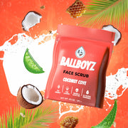 BALLBOYZ Coconut Cove Face Scrub (Medium Acne)