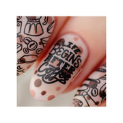 UberChic Beauty Better With Coffee Stamping Plate