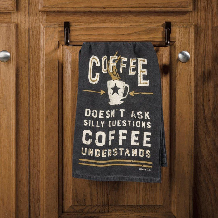 The Bullish Store - Coffee Doesn'T Ask Silly Questions, Coffee Understands Dish Towel