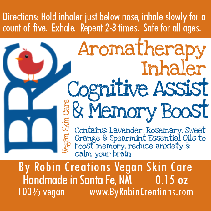 By Robin Creations Cognitive Assist/Memory Care Aromatherapy Inhaler Massage & Relaxation