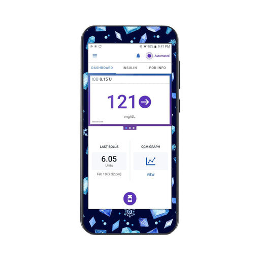 Peelz Cold Heart Sticker for Omnipod® 5 Controller – Pump Peelz Peelz/Stickers