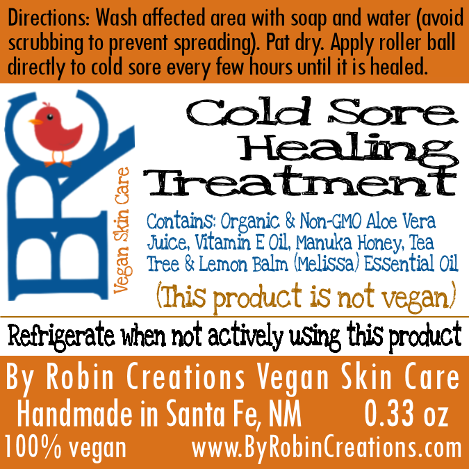 By Robin Creations New! Cold Sore Treatment Roll-on cold care