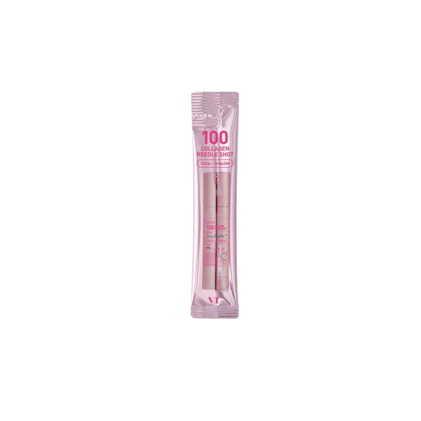 AsiaBeautyMall VT Collagen Reedle Shot 100 Stick Pouch Serum Gray