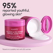 Maree Collagen & Retinol Toner Pads