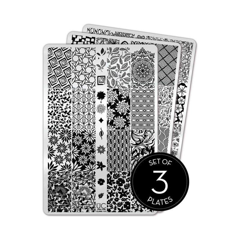 UberChic Beauty Just for CLAWS Collection-01 Stamping Plate