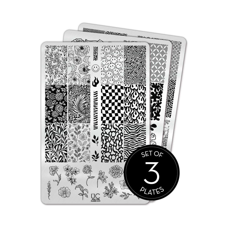 UberChic Beauty Just for CLAWS Collection-02 Stamping Plate