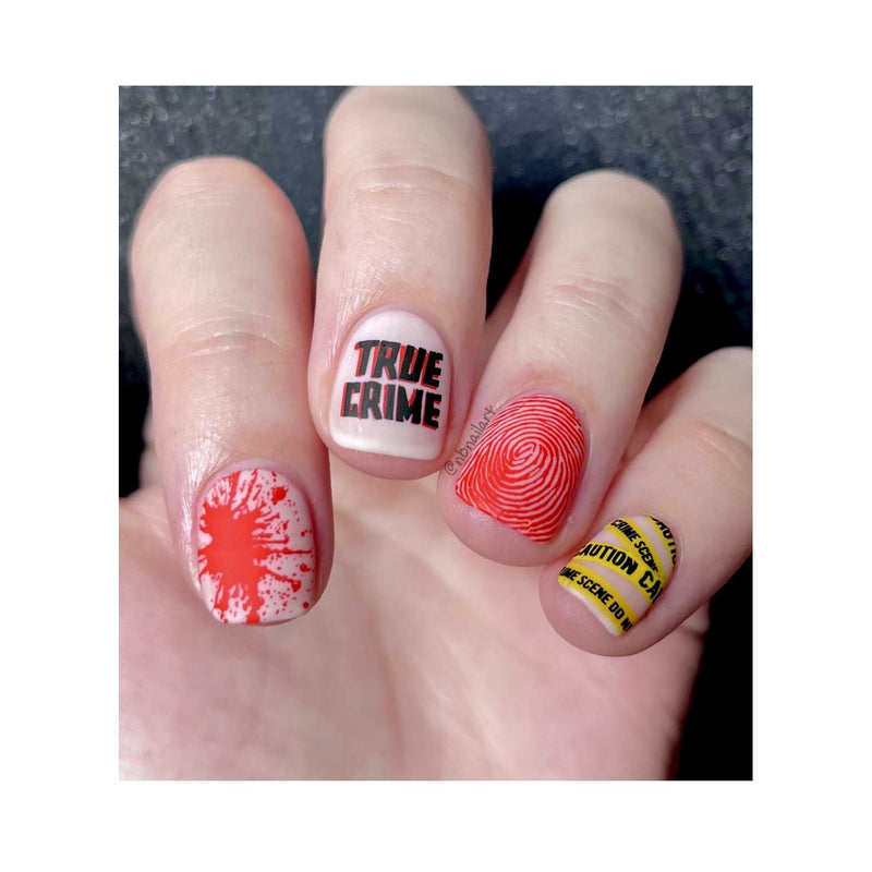 UberChic Beauty Comfy Clothes and Murder Shows Stamping Plate