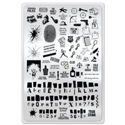 UberChic Beauty Comfy Clothes and Murder Shows Stamping Plate