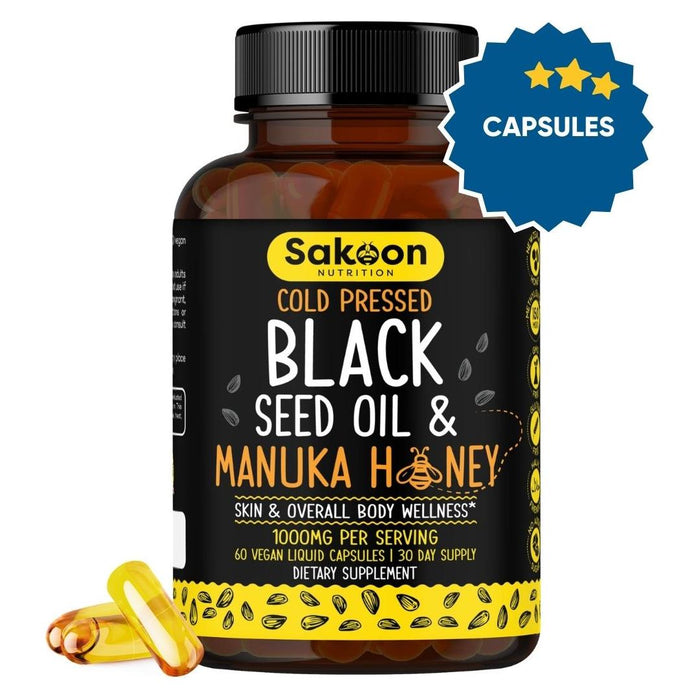 Black Seed Oil & Manuka Honey Capsules