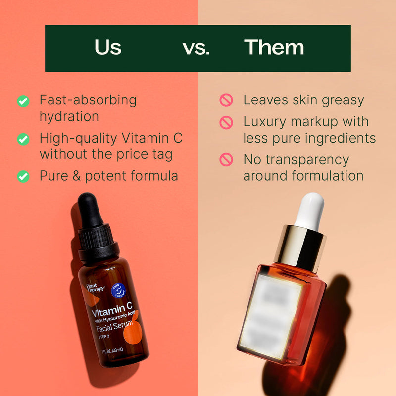 Plant Therapy Vitamin C with Hyaluronic Acid Facial Serum Hair & Skin Care