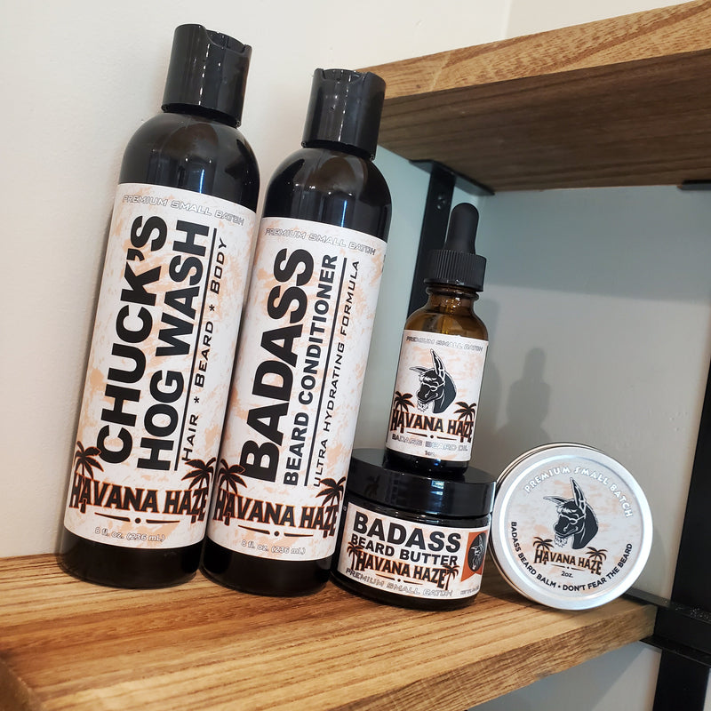 Badass Beard Care Chuck's Hog Wash - Havana Haze HOG WASH