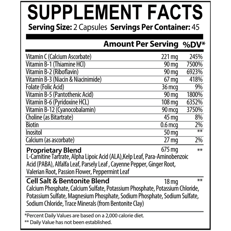 Energi Nutrition Complex B Supplement