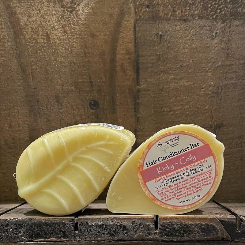 Soaplicity Hair Conditioner Bar - Kinky Coily Hair Conditioner Bar