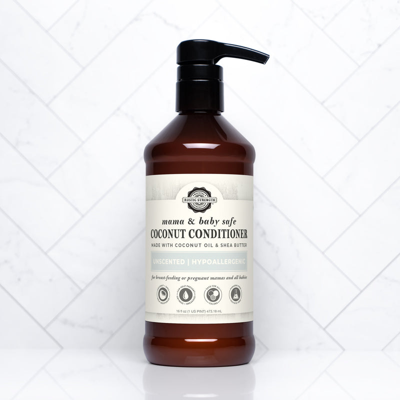 Rustic Strength Coconut Conditioner | Mama + Baby Safe Conditioner