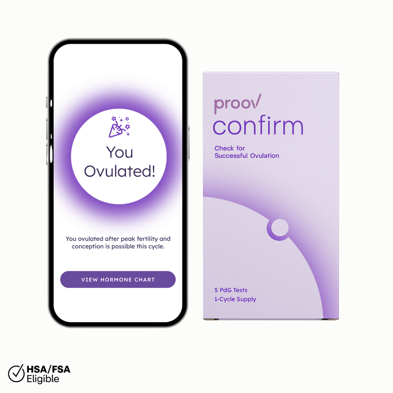 Proov Confirm Ovulation PdG Test Kit progesterone > progesterone test > fertility test