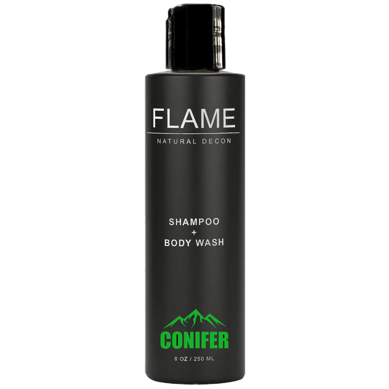 FLAME Natural Decon Shampoo + Body Wash