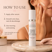 Glimmer Goddess® Organic Skin Care Organic Copper Peptide Moisturizer – Firming & Smoothing Moisturizers