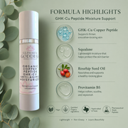 Glimmer Goddess® Organic Skin Care Organic Copper Peptide Moisturizer – Firming & Smoothing Moisturizers